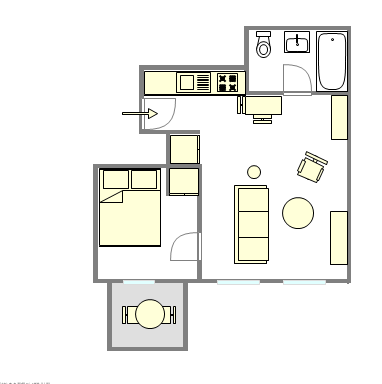 Apartment Greenwich Village - Interactive plan