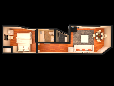 Apartment Upper West Side - Interactive plan