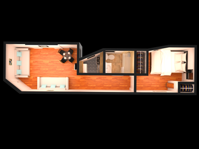 Apartment Upper West Side - Interactive plan