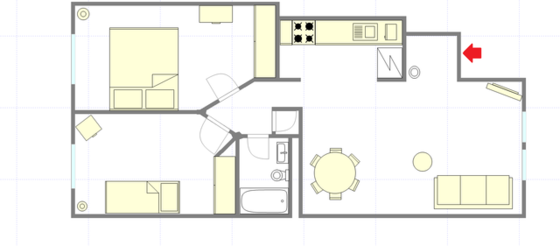 Apartment Harlem - Interactive plan