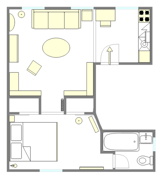 Apartment Kips Bay - Interactive plan