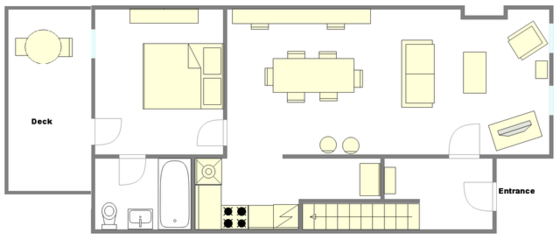 Apartment Boerum Hill - Interactive plan