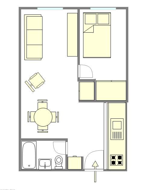 Apartamento Chelsea - Plano interativo