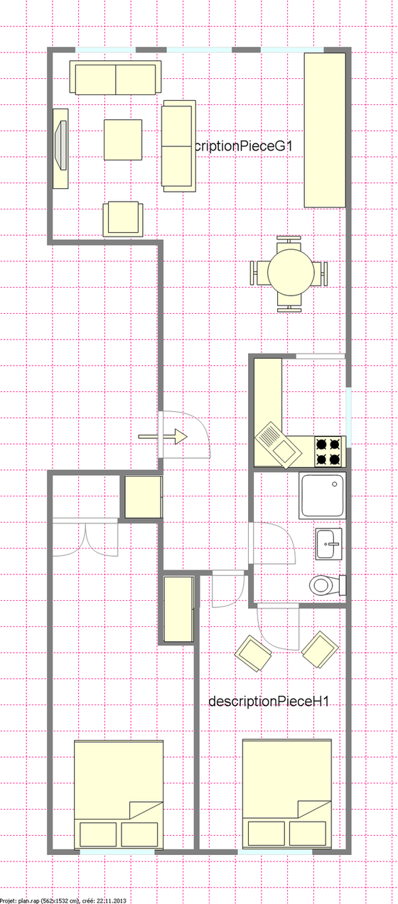 Apartamento Harlem - Plano interactivo