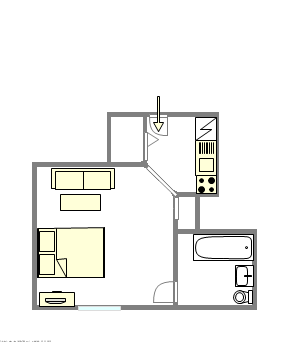 Appartement Midtown East - Plan interactif