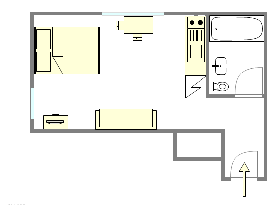 Apartment Midtown East - Interactive plan