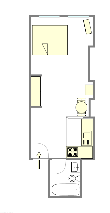 Квартира Upper East Side - Интерактивный план