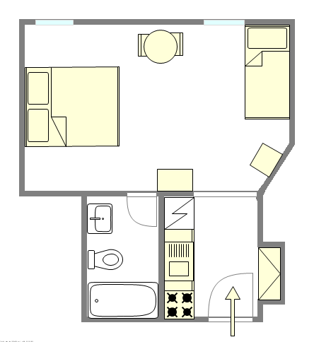 Квартира Upper East Side - Интерактивный план