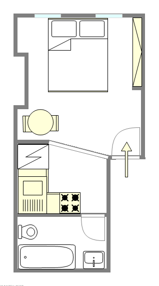 Apartamento Upper East Side - Plano interativo