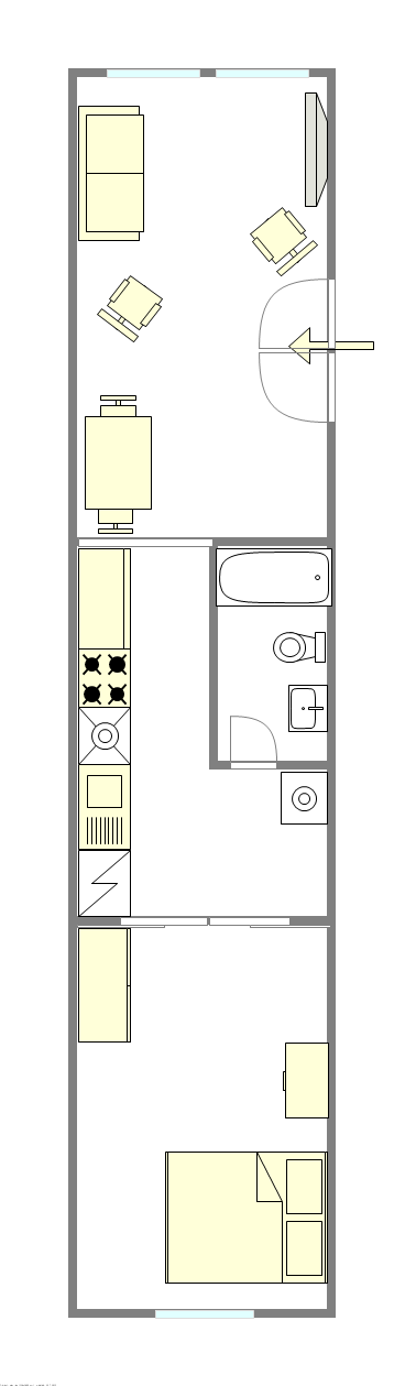 Casa Harlem - Piantina interattiva