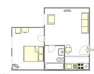 Casa Bushwick - Piantina interattiva