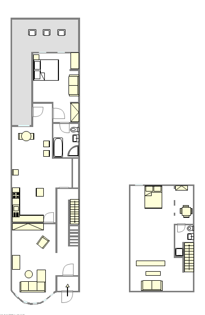 Haus Stuyvesant Heights - Interaktiven Plan