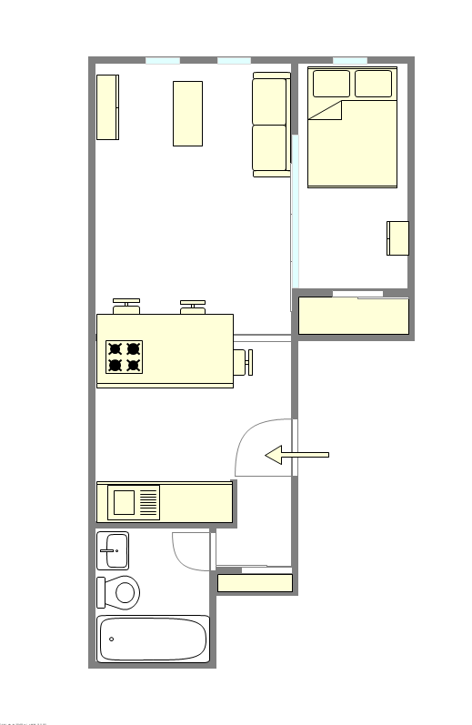 Maison de ville Upper West Side - Plan interactif