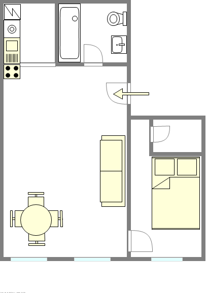 Wohnung Lenox Hill - Interaktiven Plan