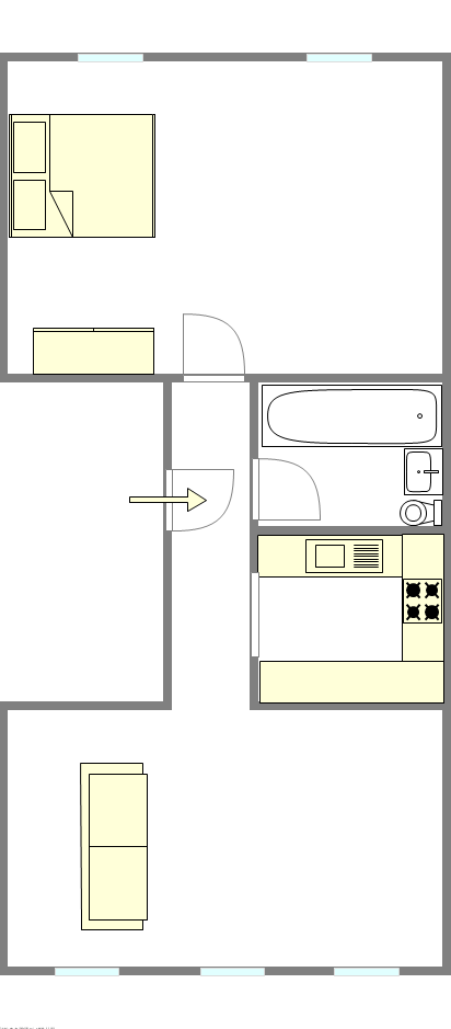 Apartamento Harlem - Plano interativo