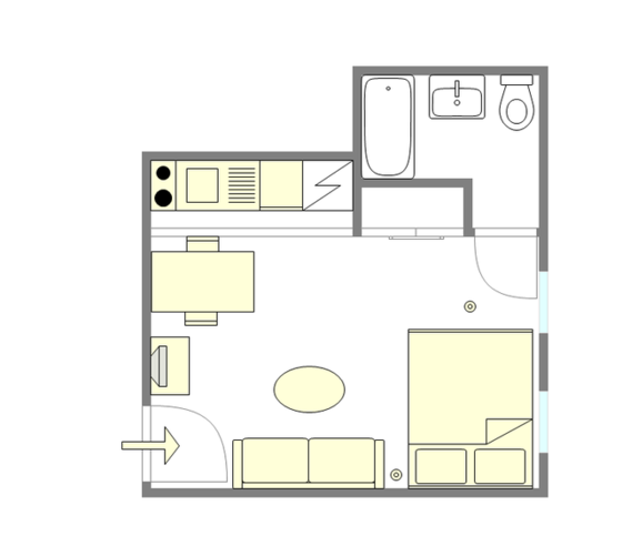 Appartement Midtown East - Plan interactif