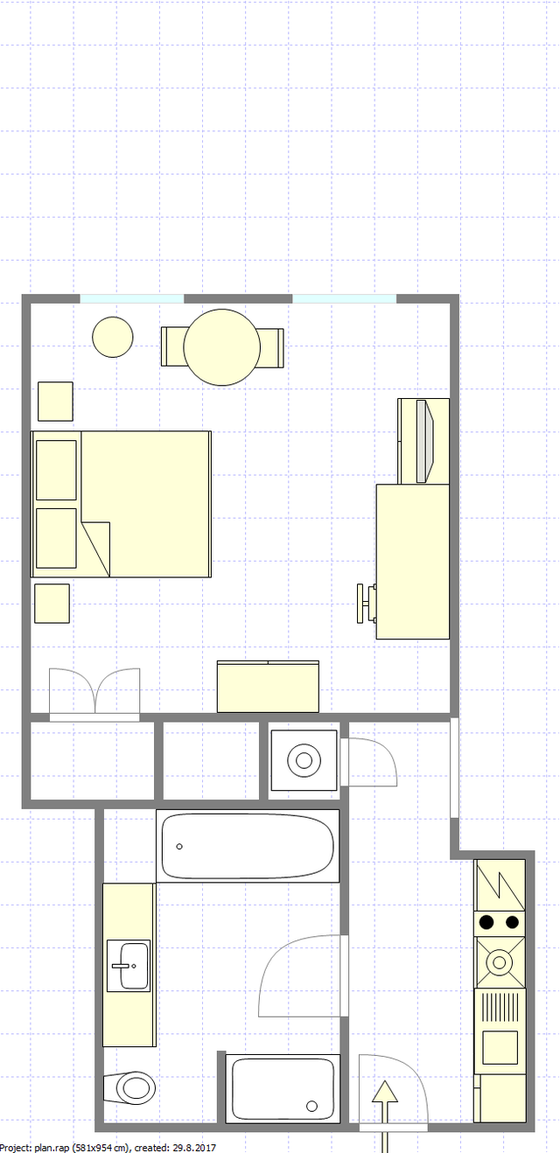 Apartment Financial District - Interactive plan