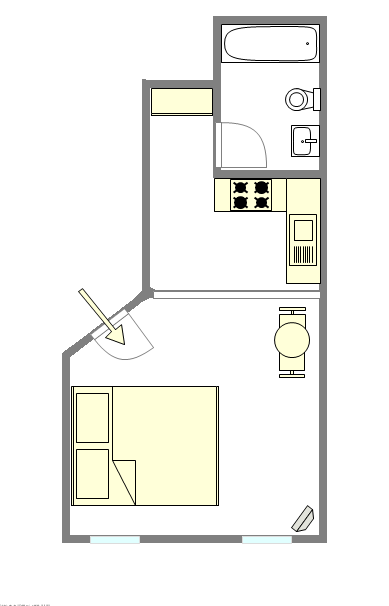 公寓 Upper East Side - 平面图