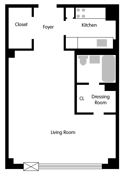 Apartment Upper West Side - Interactive plan