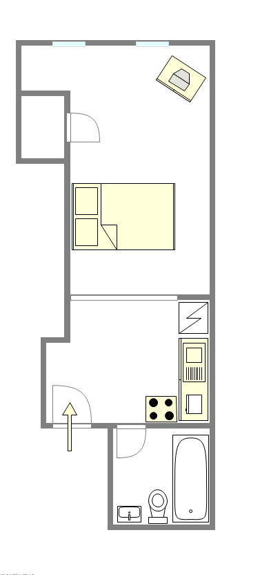 Appartamento Upper East Side - Piantina interattiva