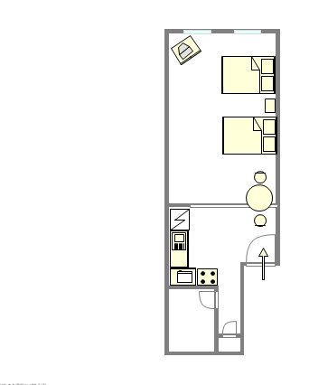 Appartement Upper East Side - Plan interactif