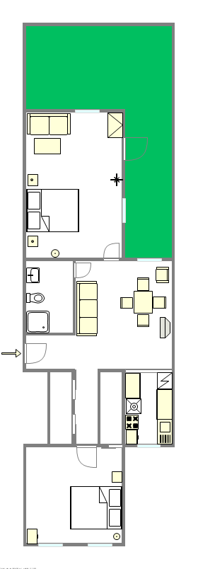 Apartment Clinton Hill - Interactive plan