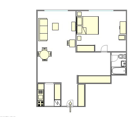 Appartement Turtle Bay - Plan interactif