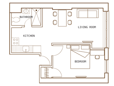 Apartamento Murray Hill - Plano interactivo