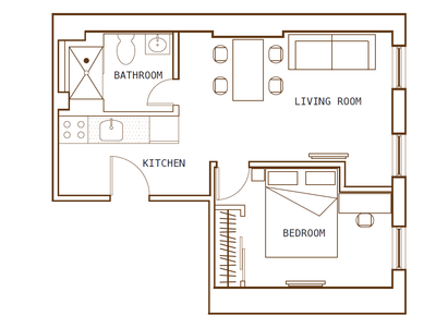 Apartment Murray Hill - Interactive plan