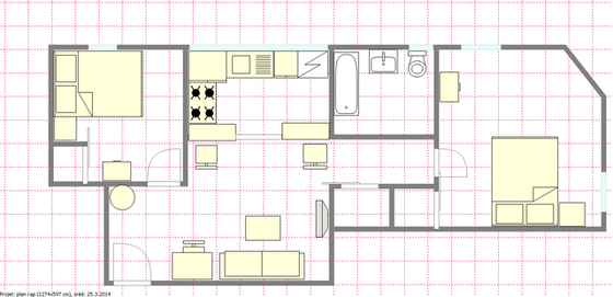 Apartment East Harlem - Interactive plan