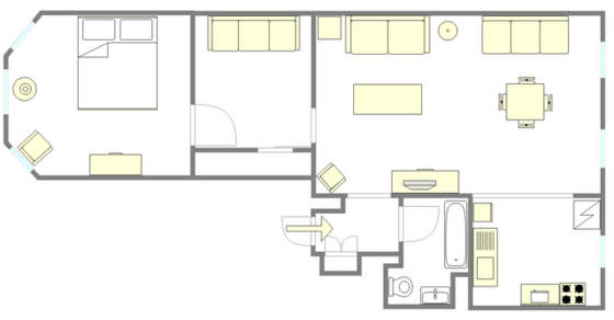 Haus Kensington - Interaktiven Plan