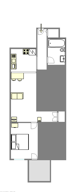 Casa Bedford Stuyvesant - Plano interativo