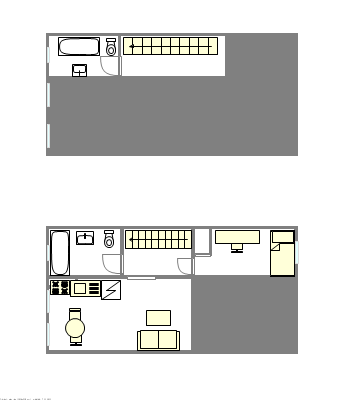 Duplex Carroll Gardens - Interactive plan