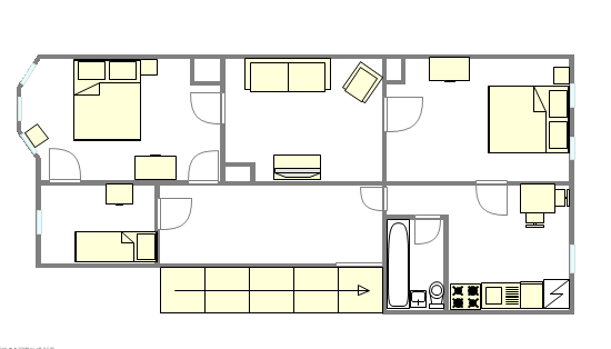House Bushwick - 平面图