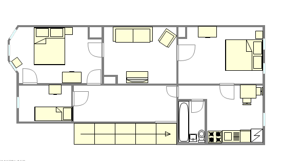 Casa Bushwick - Plano interativo