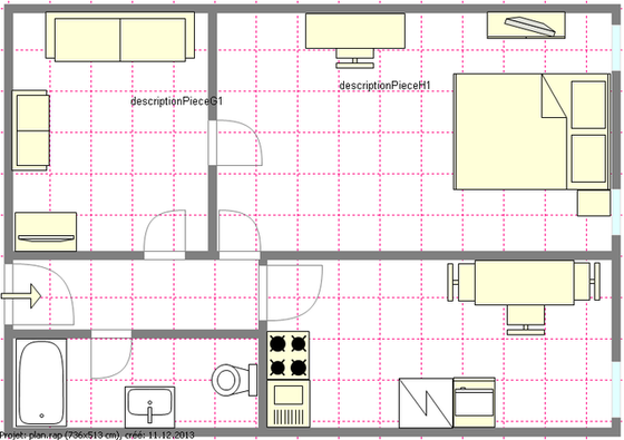 Casa Bushwick - Plano interativo