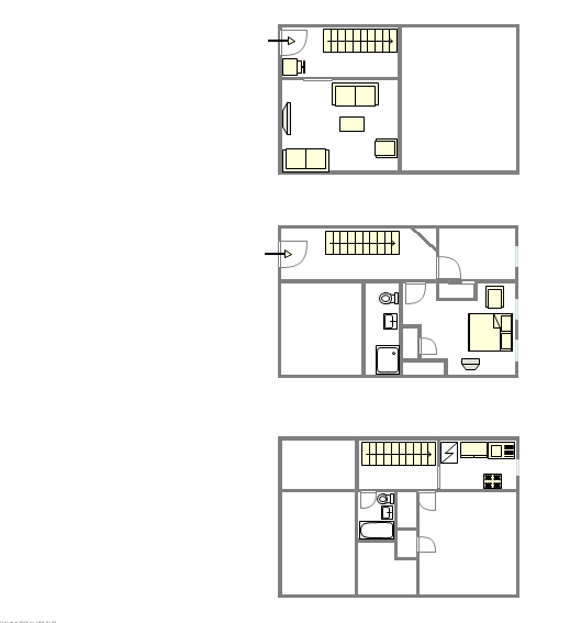 独栋房屋 Bedford Stuyvesant - 平面图