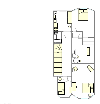 Apartamento Crown Heights - Plano interativo