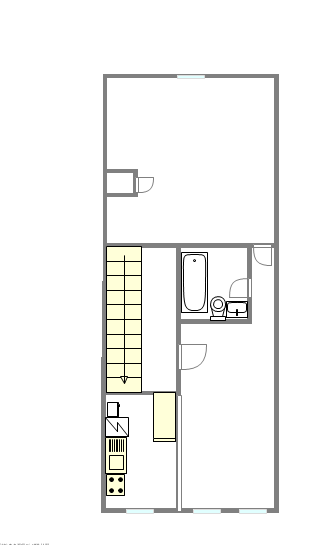 Haus Bedford Stuyvesant - Interaktiven Plan