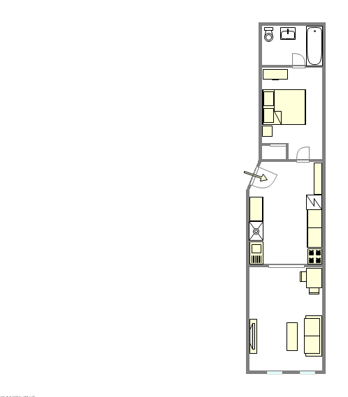 Apartment Upper West Side - Interactive plan
