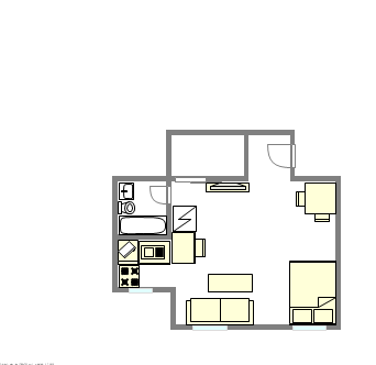 Apartamento Upper West Side - Plano interativo