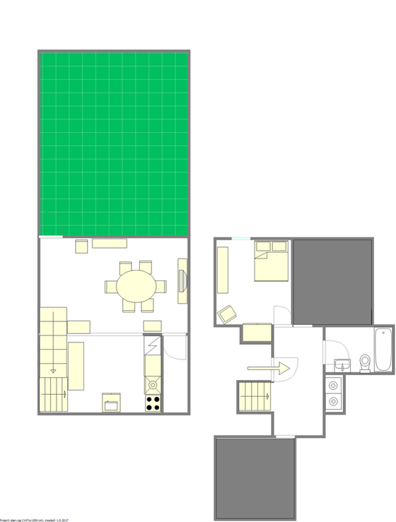 Appartement Harlem - Plan interactif