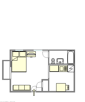 公寓 Midtown East - 平面图