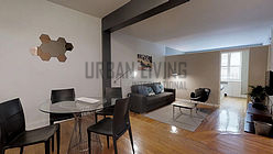 Apartment Theatre District - Living room