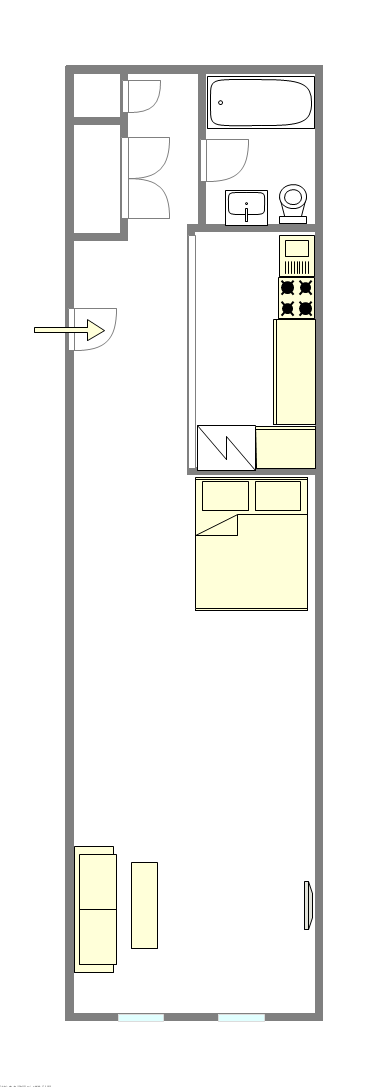 Wohnung Harlem - Interaktiven Plan