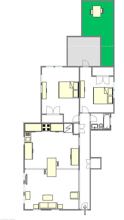 Wohnung East Flatbush - Interaktiven Plan