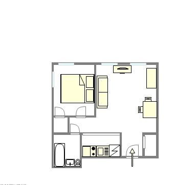 Apartment Midtown East - Interactive plan