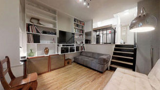 New York studio with alcove