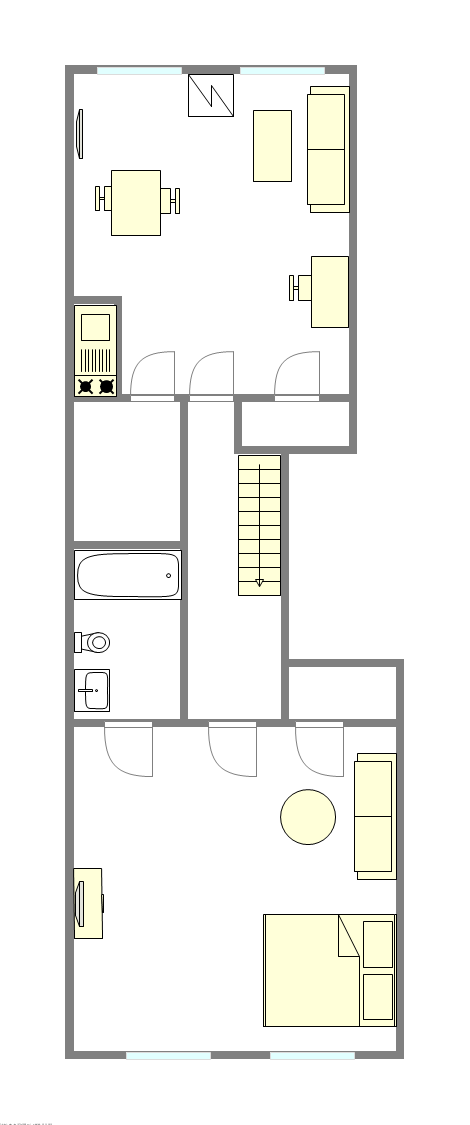 Apartamento Fort Greene - Plano interativo