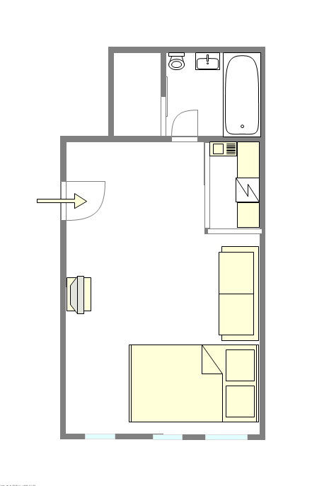 Apartamento Bronx - Plano interativo